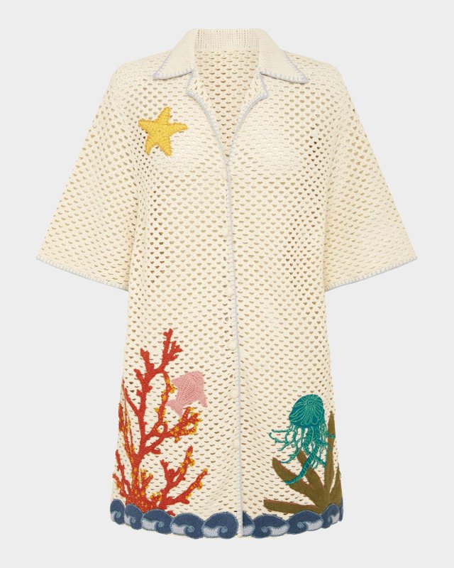 Splash Crochet Shirt